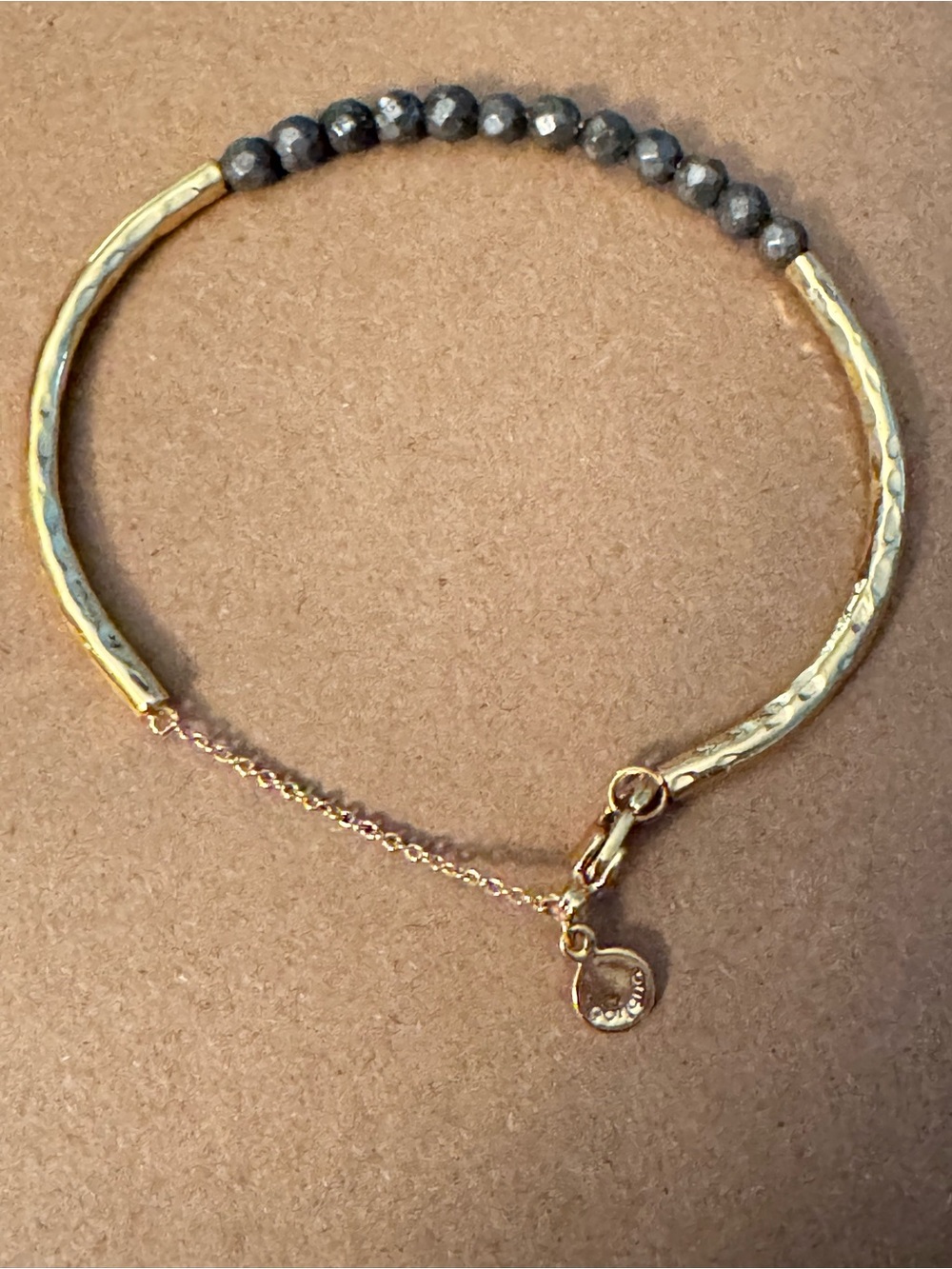 Gorjana
 Gold and Pyrite Power Gemstone Beaded Women's Bracelet